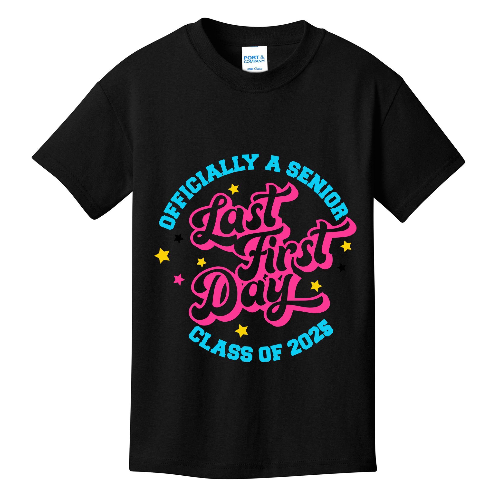 First Last Day Of School Officially A Senior Class Of 2025 Kids T-Shirt
