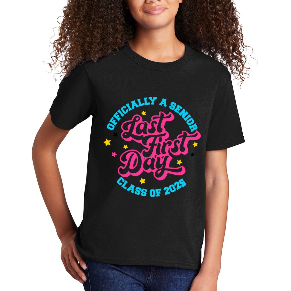 First Last Day Of School Officially A Senior Class Of 2025 Kids T-Shirt