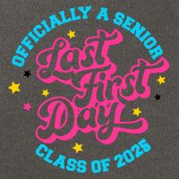First Last Day Of School Officially A Senior Class Of 2025 Cotton Canvas Backpack