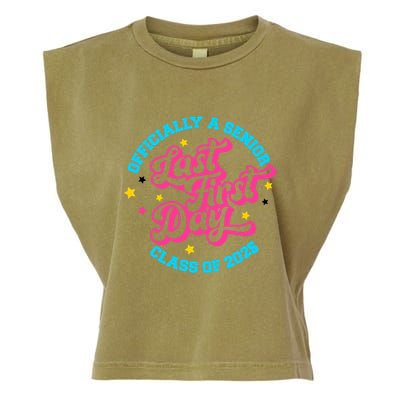 First Last Day Of School Officially A Senior Class Of 2025 Garment-Dyed Women's Muscle Tee
