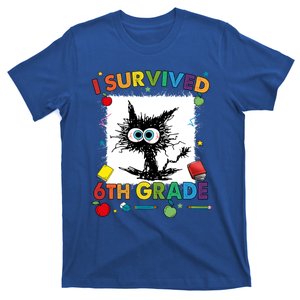 Funny Last Day Of Sixth 6Th Grade I Survived Sixth 6Th Grade Gift T-Shirt