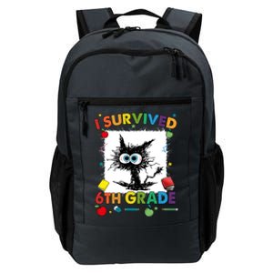 Funny Last Day Of Sixth 6Th Grade I Survived Sixth 6Th Grade Gift Daily Commute Backpack