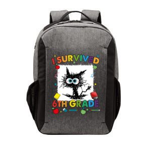 Funny Last Day Of Sixth 6Th Grade I Survived Sixth 6Th Grade Gift Vector Backpack