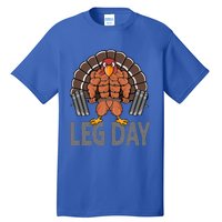 Funny Leg Day Thanksgiving Turkey Deadlifting Deadlift Tall T-Shirt