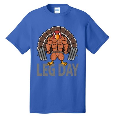 Funny Leg Day Thanksgiving Turkey Deadlifting Deadlift Tall T-Shirt