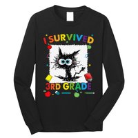 Funny Last Day Of Third 3rd Grade I Survived Third 3rd Grade Long Sleeve Shirt