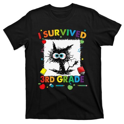 Funny Last Day Of Third 3rd Grade I Survived Third 3rd Grade T-Shirt