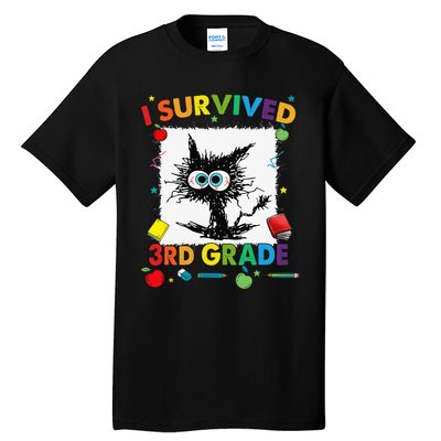 Funny Last Day Of Third 3rd Grade I Survived Third 3rd Grade Tall T-Shirt