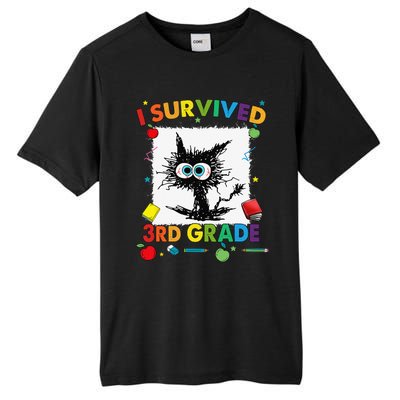 Funny Last Day Of Third 3rd Grade I Survived Third 3rd Grade Tall Fusion ChromaSoft Performance T-Shirt