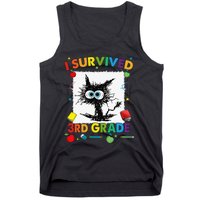 Funny Last Day Of Third 3rd Grade I Survived Third 3rd Grade Tank Top