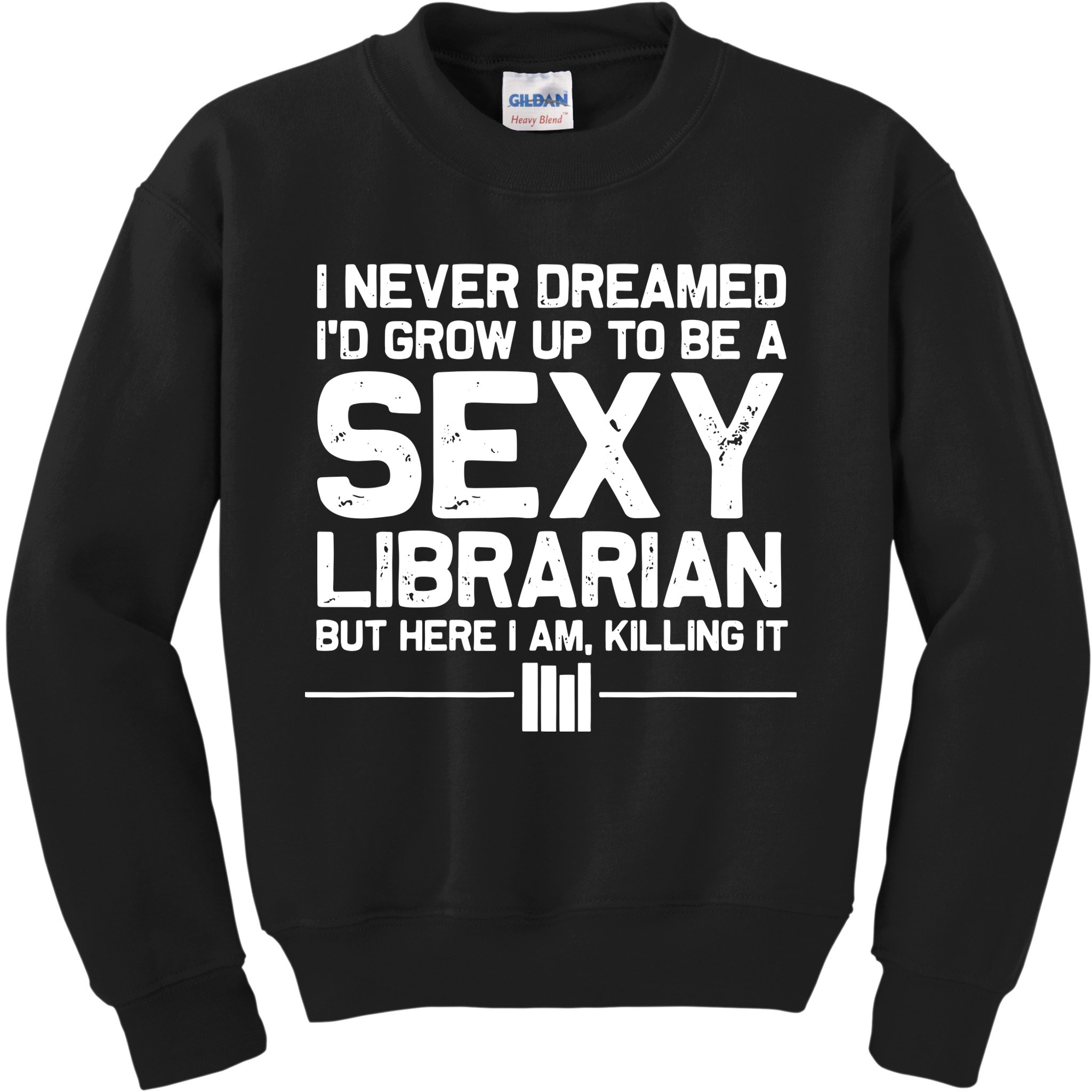 Funny Librarian Design For Men Women Sexy Librarian Costumes Kids Sweatshirt