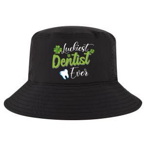 Funny Luckiest Dentist Ever Great Gift St Patrick's Day Funny Gift Cool Comfort Performance Bucket Hat