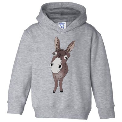 Funny Looking Donkey Gift Idea For Cute Donkeys Horses Toddler Hoodie