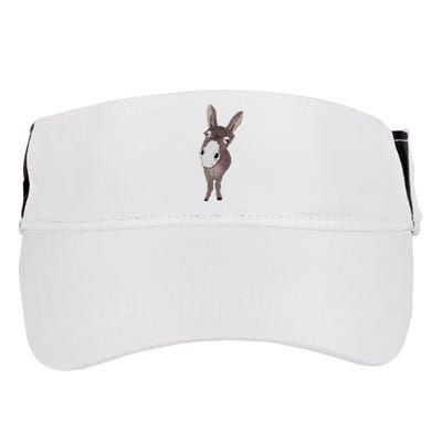 Funny Looking Donkey Gift Idea For Cute Donkeys Horses Adult Drive Performance Visor