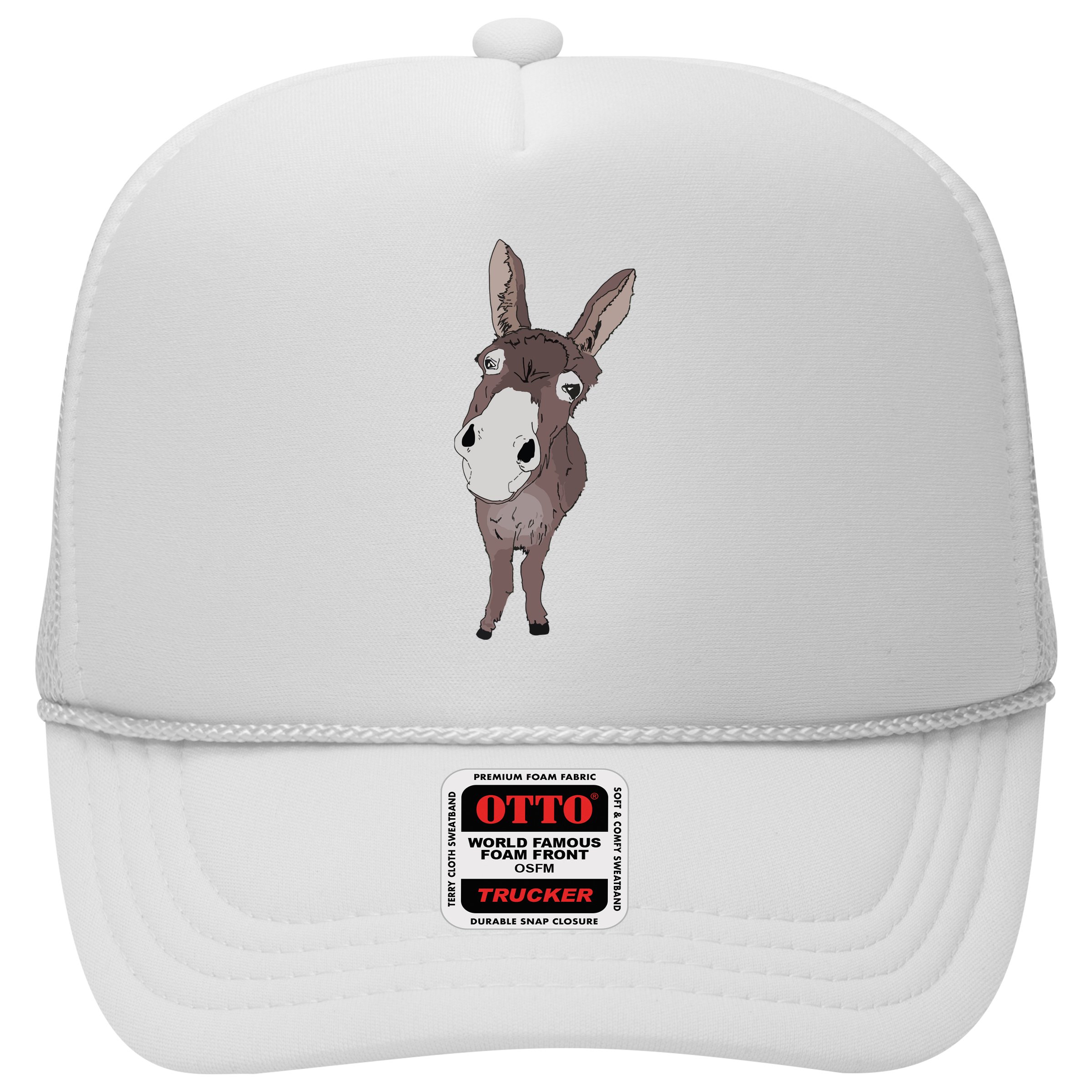 Funny Looking Donkey Gift Idea For Cute Donkeys Horses Hat