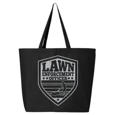 Funny Lawn Enforcement Officer Dad Lawn Mowing 25L Jumbo Tote