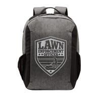 Funny Lawn Enforcement Officer Dad Lawn Mowing Vector Backpack