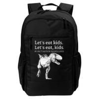 Funny Lets Eat Punctuation Saves Lives Grammar Daily Commute Backpack