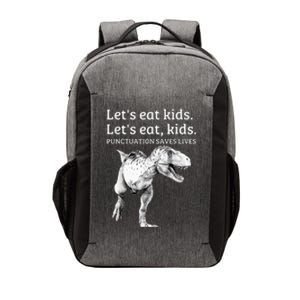 Funny Lets Eat Punctuation Saves Lives Grammar Vector Backpack