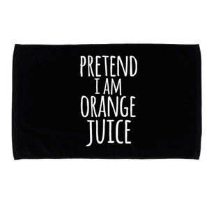 Funny Lazy Easy Halloween Costume Pretend I Am Orange Juice Microfiber Hand Towel