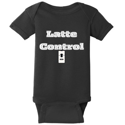 Funny Latte Enthusiasm Expresso Fan Graphic Baby Bodysuit