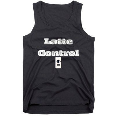 Funny Latte Enthusiasm Expresso Fan Graphic Tank Top