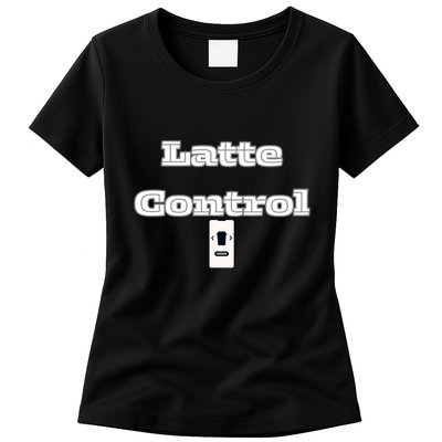Funny Latte Enthusiasm Expresso Fan Graphic Womens T-Shirt