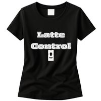 Funny Latte Enthusiasm Expresso Fan Graphic Womens T-Shirt