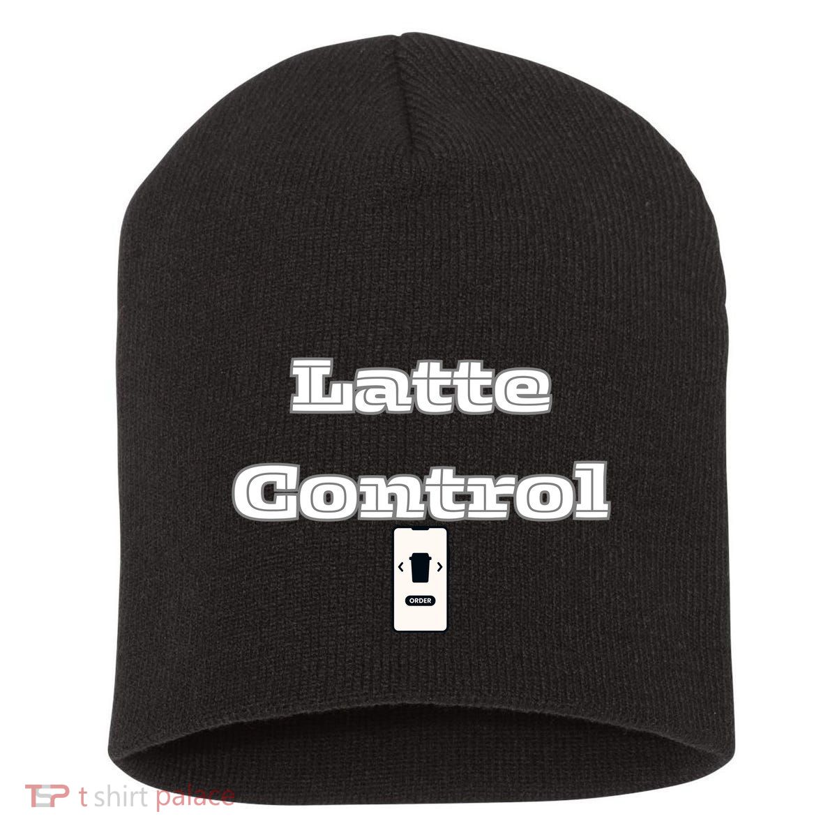 Funny Latte Enthusiasm Expresso Fan Graphic Short Acrylic Beanie