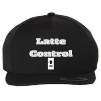 Funny Latte Enthusiasm Expresso Fan Graphic Wool Snapback Cap