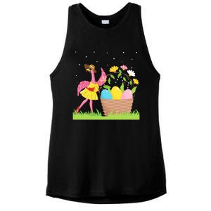 Flamingo Lover Easter Day Costume Cute Flamingo Graphic Great Gift Ladies PosiCharge Tri-Blend Wicking Tank