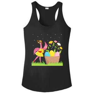 Flamingo Lover Easter Day Costume Cute Flamingo Graphic Great Gift Ladies PosiCharge Competitor Racerback Tank