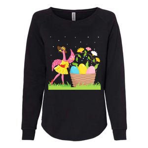 Flamingo Lover Easter Day Costume Cute Flamingo Graphic Great Gift Womens California Wash Sweatshirt