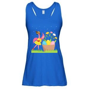 Flamingo Lover Easter Day Costume Cute Flamingo Graphic Great Gift Ladies Essential Flowy Tank