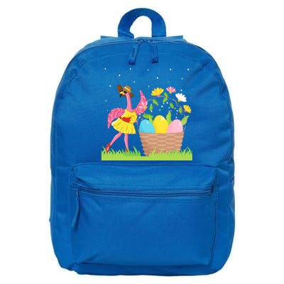 Flamingo Lover Easter Day Costume Cute Flamingo Graphic Great Gift 16 in Basic Backpack