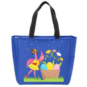 Flamingo Lover Easter Day Costume Cute Flamingo Graphic Great Gift Zip Tote Bag