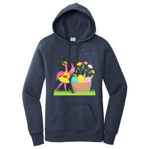 Flamingo Lover Easter Day Costume Cute Flamingo Graphic Great Gift Women's Pullover Hoodie