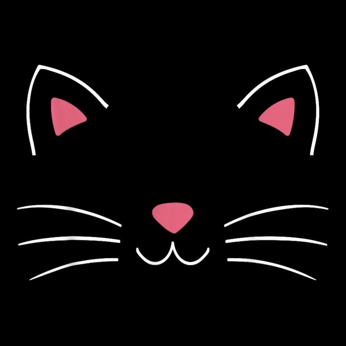 Funny Lazy Easy Cat Face Costume For Diy Halloween Party 7-Panel Snapback Hat