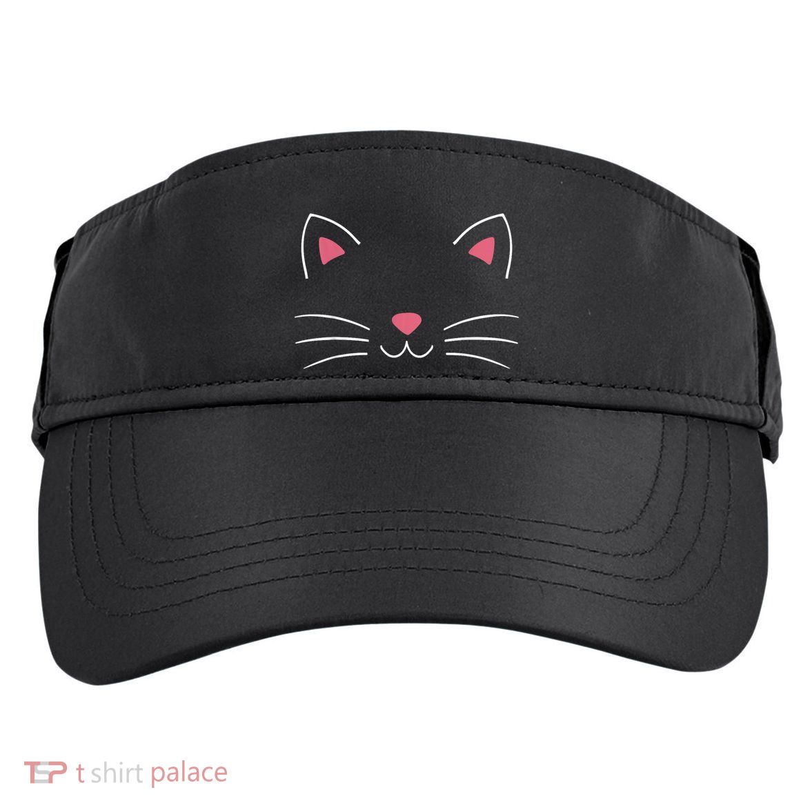 Funny Lazy Easy Cat Face Costume For Diy Halloween Party Adult Drive Performance Visor
