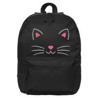 Funny Lazy Easy Cat Face Costume For Diy Halloween Party 16 in Basic Backpack