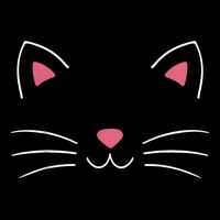 Funny Lazy Easy Cat Face Costume For Diy Halloween Party 16 in Basic Backpack