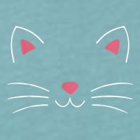 Funny Lazy Easy Cat Face Costume For Diy Halloween Party Sueded Cloud Jersey T-Shirt