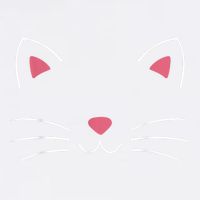 Funny Lazy Easy Cat Face Costume For Diy Halloween Party Garment-Dyed Sweatshirt