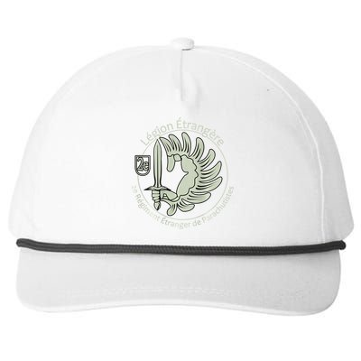 French L.E.G.I.O.N Etrangere Parachute Foreign Airborne Snapback Five-Panel Rope Hat