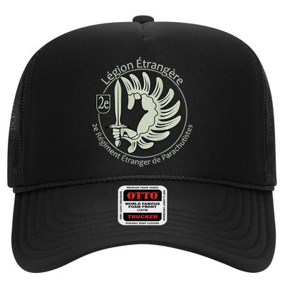 French L.E.G.I.O.N Etrangere Parachute Foreign Airborne Trucker Hat