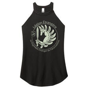 French L.E.G.I.O.N Etrangere Parachute Foreign Airborne Women's Perfect Tri Rocker Tank