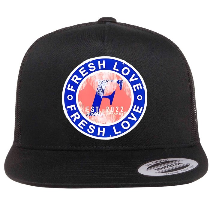 Fresh Love Essential Flat Bill Trucker Hat