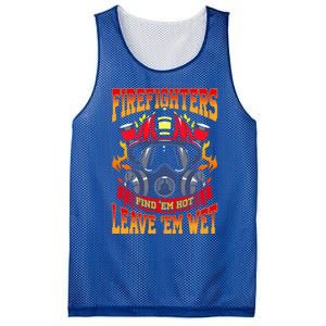 Firefighters Leave Em Wet! Gift Mesh Reversible Basketball Jersey Tank