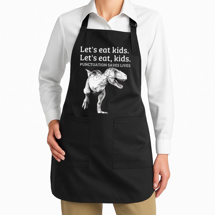 Funny Lets Eat Punctuation Saves Lives Grammar Apron