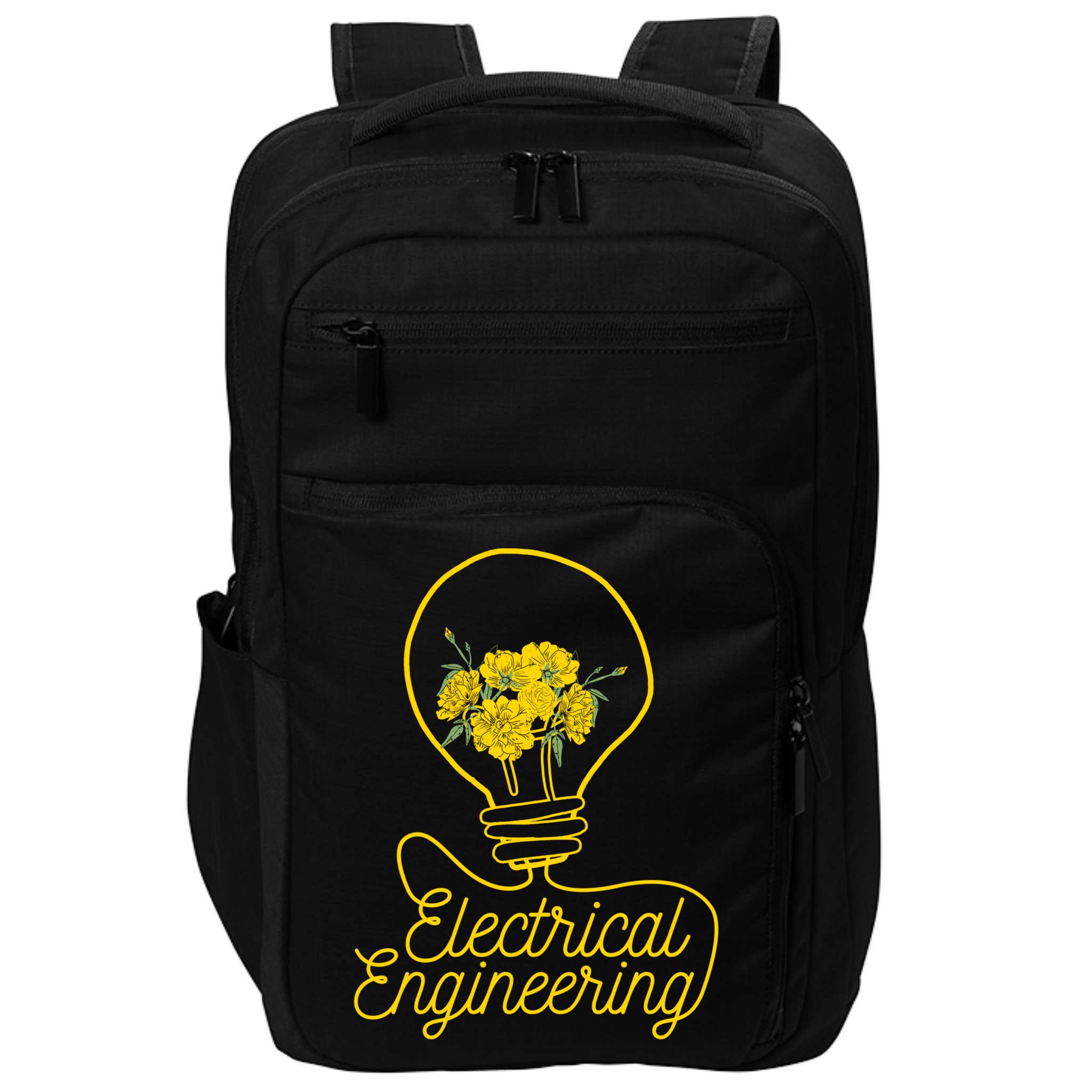 Flower Lightbulb Electrical Engineering Gift Impact Tech Backpack